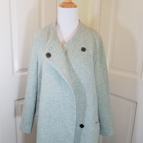 ZARA COCOON COAT NWOT - Picture 4 of 7